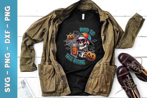 Bad to the Bone Funny Skull SVG Graphics and Crafts