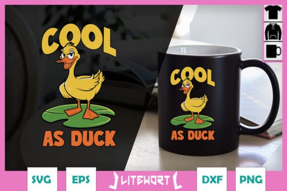 Cool As Duck Funny Animal SVG Graphics and Crafts Review