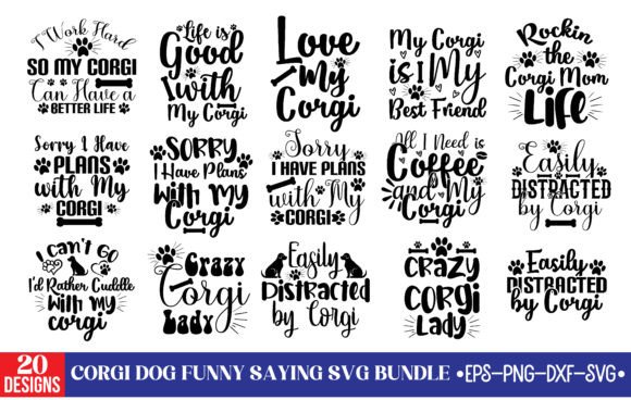 Corgi Dog Funny Saying SVG Bundle: Graphics and Crafts Review