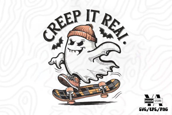 Creep It Real Funny Ghost SVG PNG Graphics and Crafts Review
