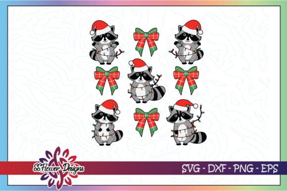 Cute Santa Racoon Funny Christmas SVG Graphics and Crafts Review