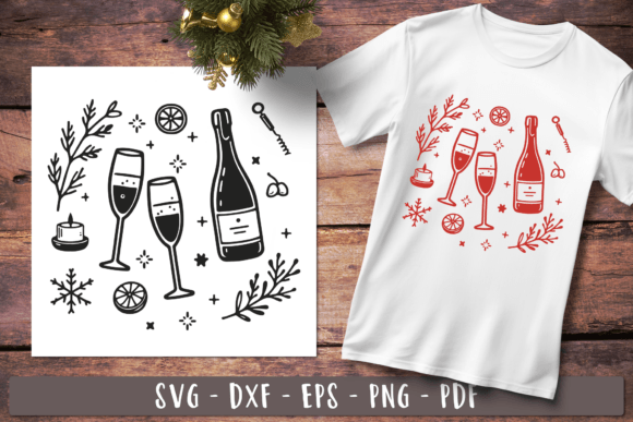 Funny Alcohol Svg Cheers Christmas Svg Graphics Crafts