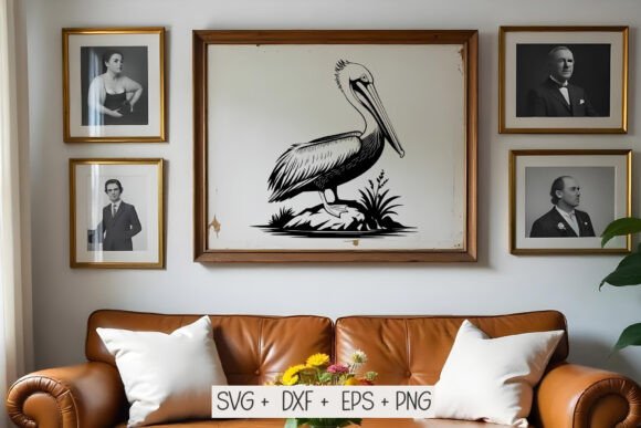 Funny Pelican Svg, Pelican Vector Svg Graphics and Crafts
