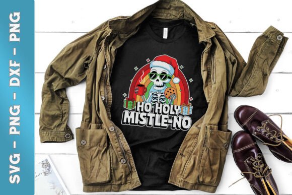 Ho Ho Ho Mistle-no Funny Christmas SVG Graphics and Crafts