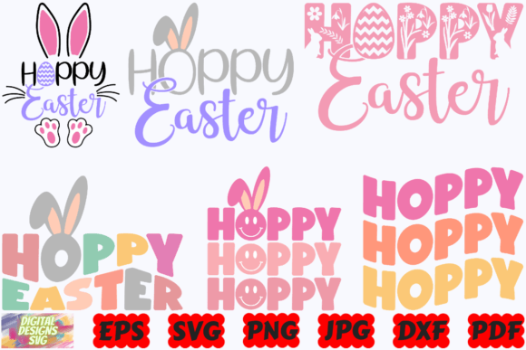 Hoppy Easter SVG Funny Easter SVG PNG Graphics and Crafts Review