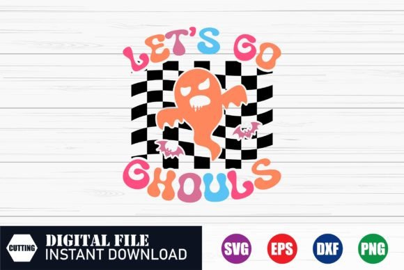 Let s Go Chouls Halloween Graphics for Crafts