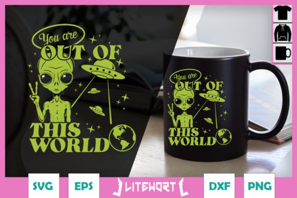 Out of This World Funny Alien SVG Graphics and Crafts Review